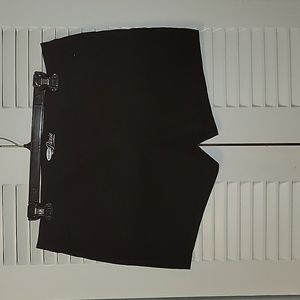 3 bundled items for $10 Old navy black chino shorts. Tab and zipper closure